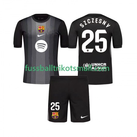 Fußballtrikots FC Barcelona Szczesny 25 Torwart Kinder 2025-2026 Kurzarm 3rd trikot kaufen